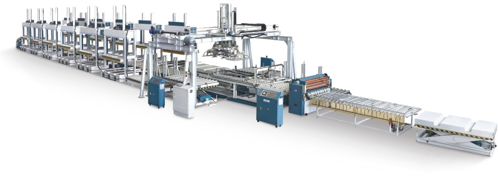 板材复合冷压生产线、液压式冷压机、全自动板材压合设备