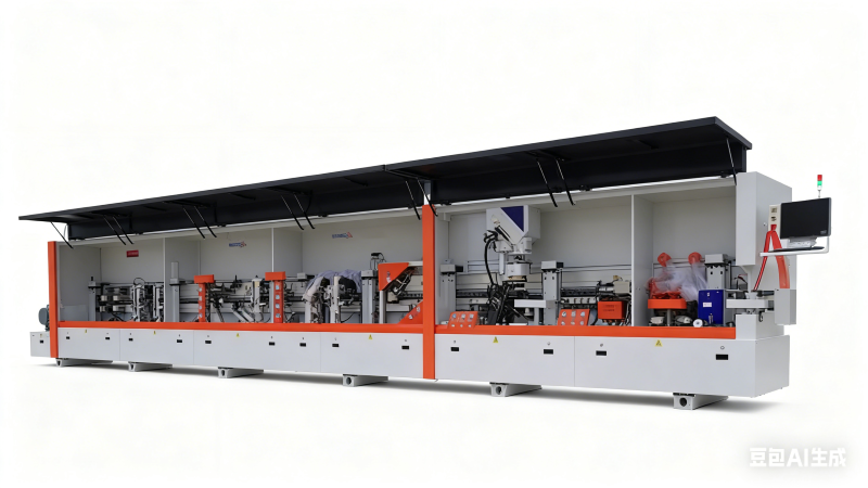 全自动直线封边机、PUR热熔胶双色胶锅、智能激光封边机、板式家具橱柜门板封边